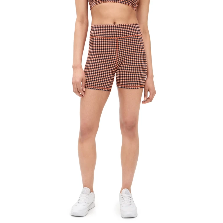 The Upside Solaris 5in Spin Shorts Gingham L