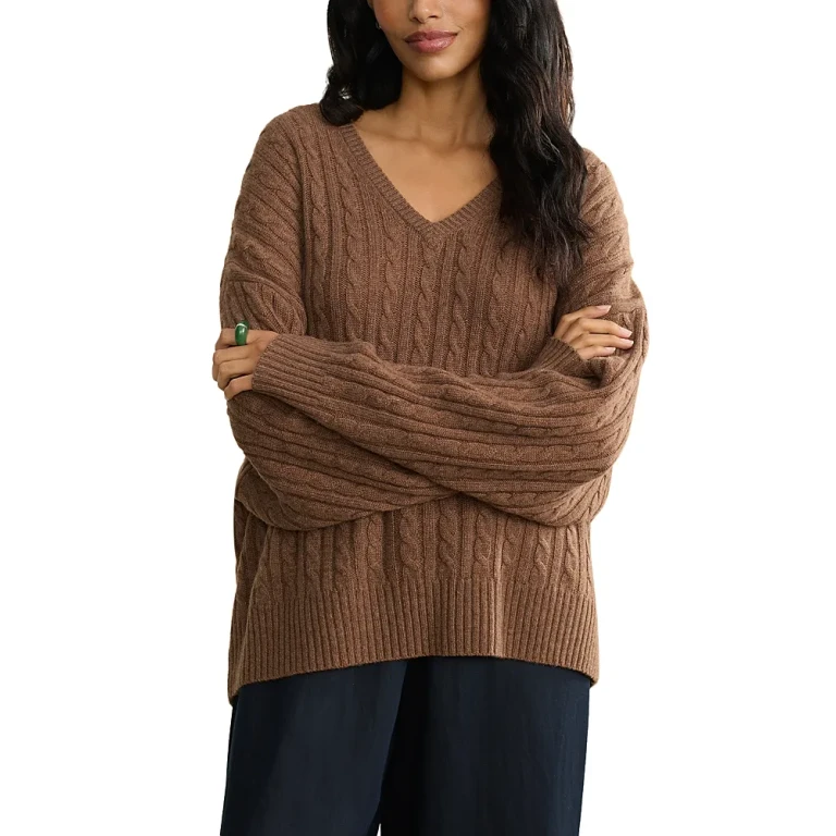 Jenni Kayne Nell Cable Knit Sweater