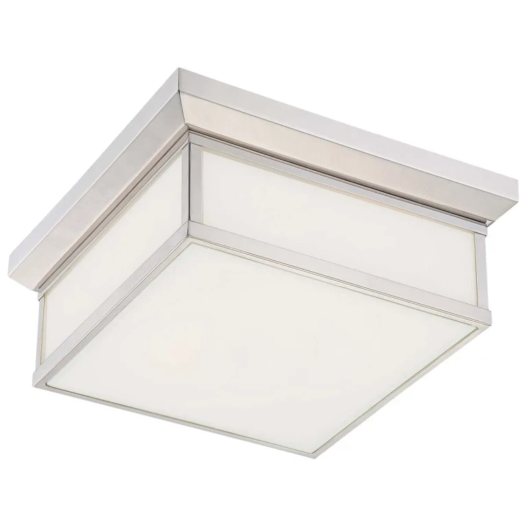Daventry Bath 2-Light 13" Ceiling Light in Polished Nickel