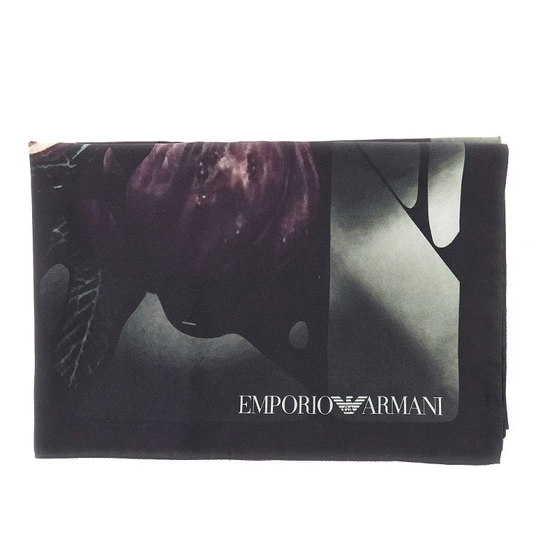 Bufanda de seda estampada Emporio Armani para hombre