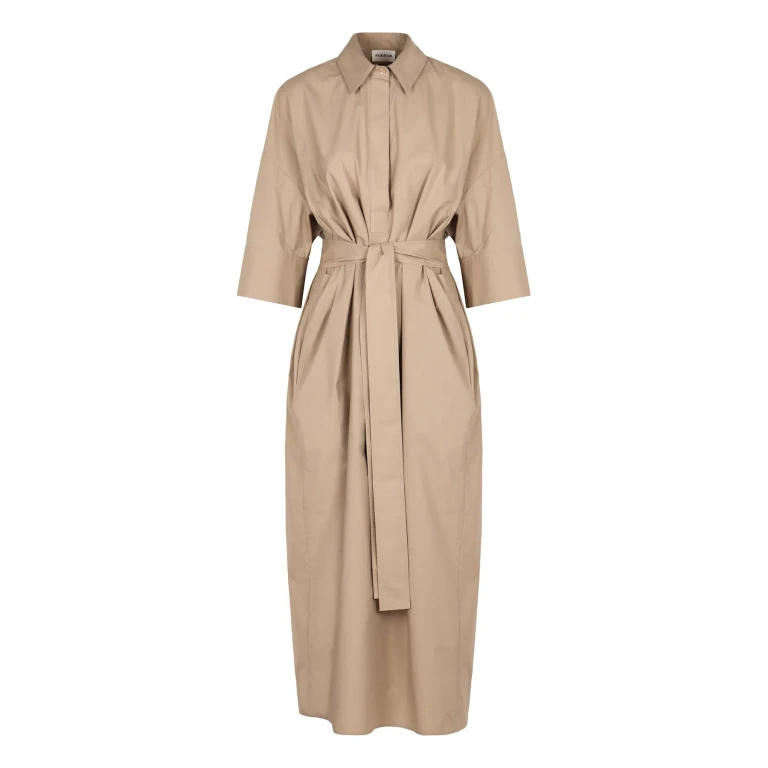 Parosh Belted Cotton Dress