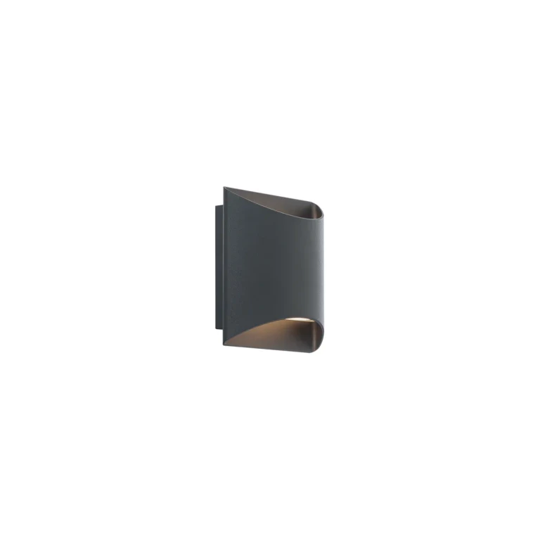Black LED Wall Sconce from the Duet Collection