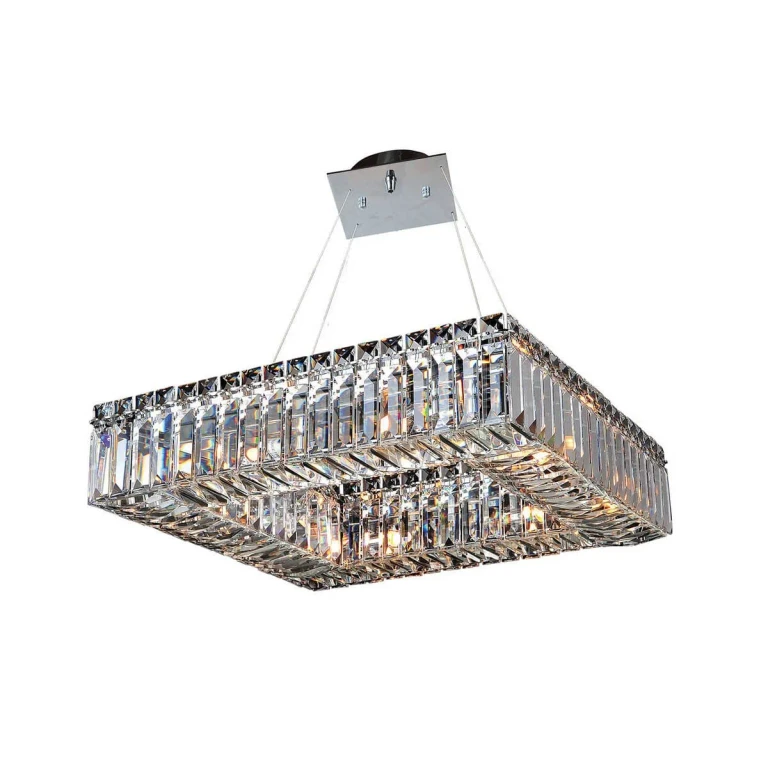 Quadro 8-Light Pendant Light in Chrome