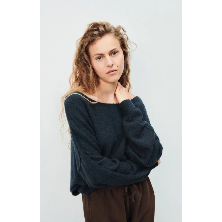 Pullover Dam225 Indigo