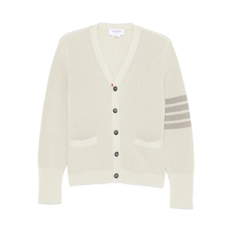 Thom Browne Cardigan mit 4-Bar Streifen und Taschen