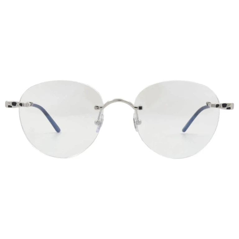 Cartier Panthere de Cartier Demo Round Ladies Eyeglasses CT0309O 002 52