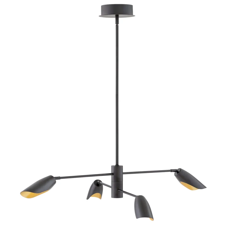 Fredrick Ramond Bowery 4-Light Pendant In Black*