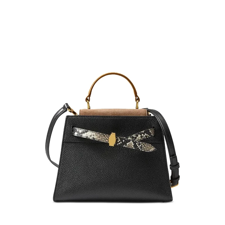 Veronica Beard Dash Small Colorblock Leather Crossbody Bag