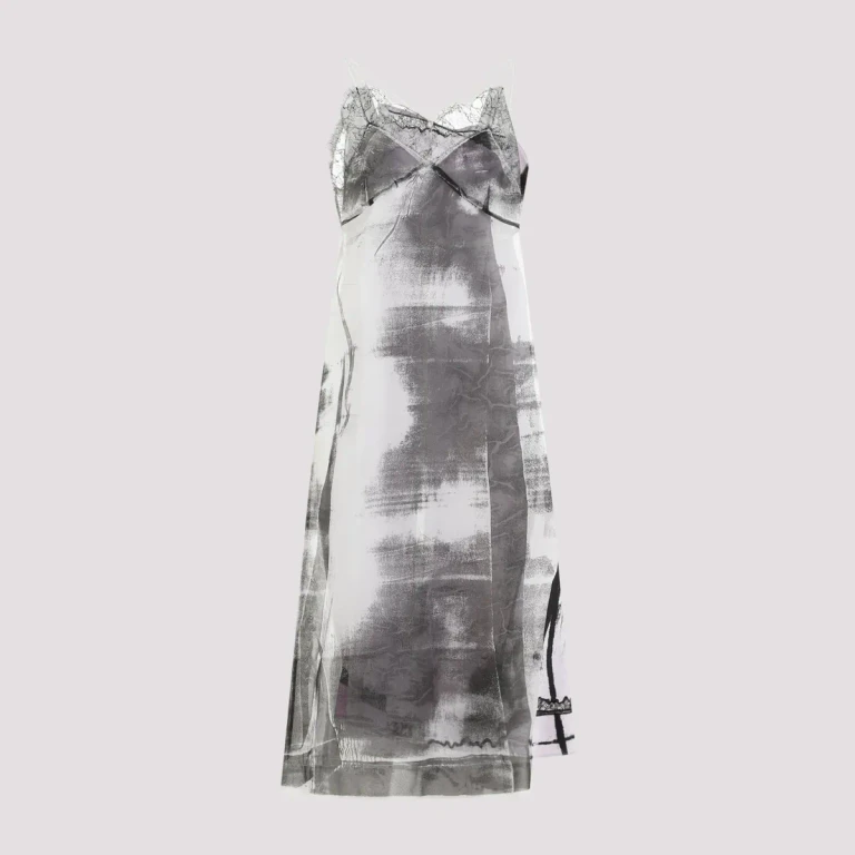 Abito midi in seta Maison Margiela