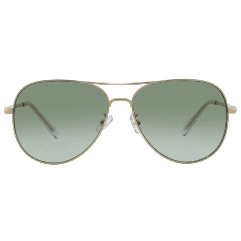 Tory Burch Green Gradient Pilot Ladies Sunglasses TY6114 33438E 58