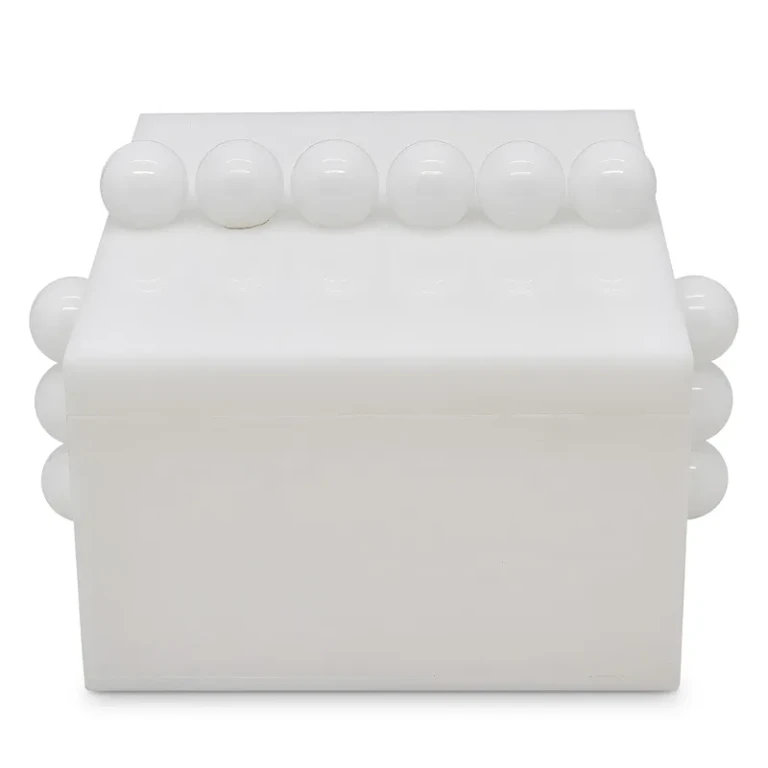 Tizo Lucite Bubble Design Box with Lid