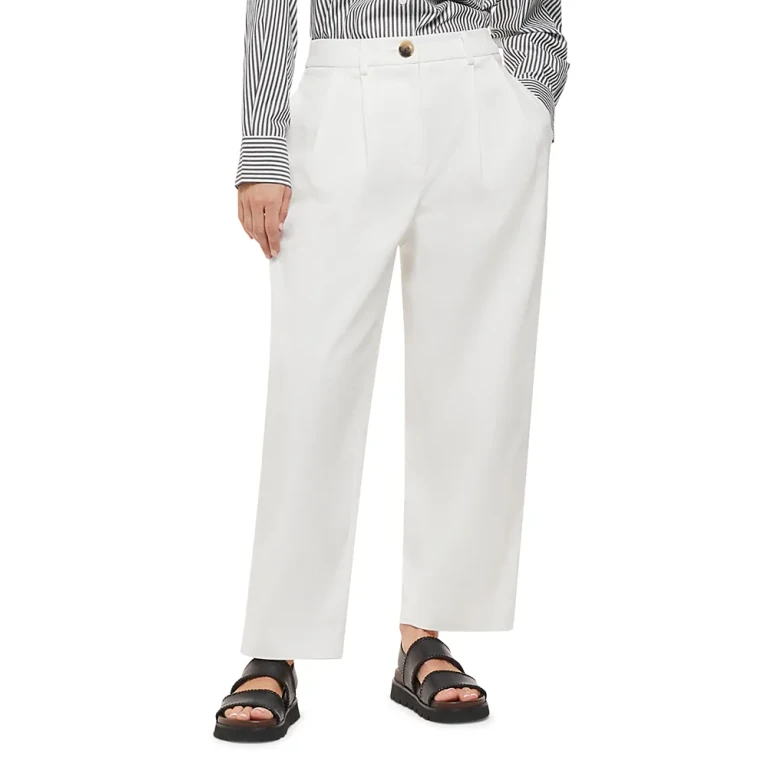 Whistles Petites Bethany Pleated Pants