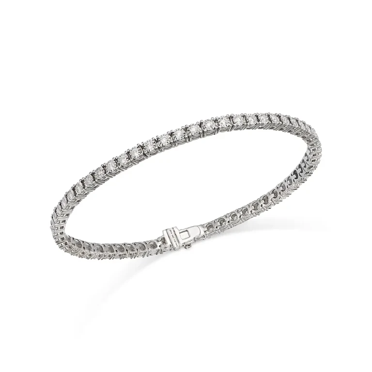 Diamond Tennis Bracelet in 14K White Gold, 1.0 tcw