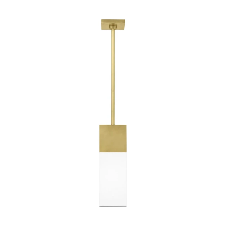 Natural Brass LED Pendant from the Kulma Collection