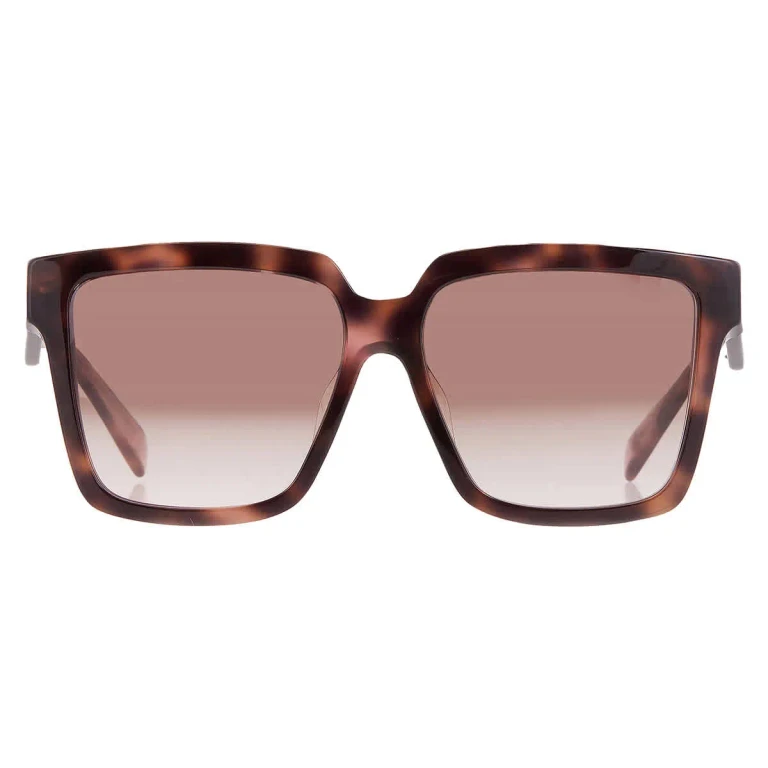 Prada Brown Gradient Square Ladies Sunglasses PR 24ZSF 23A0A6 57