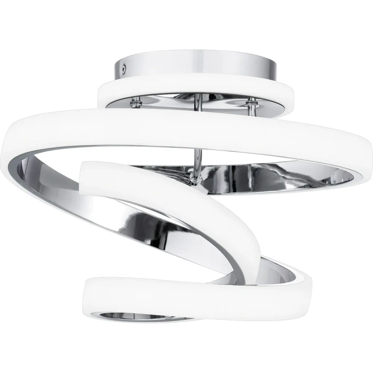 Aviva LED Semi-Flush Mount in Polished Chrome