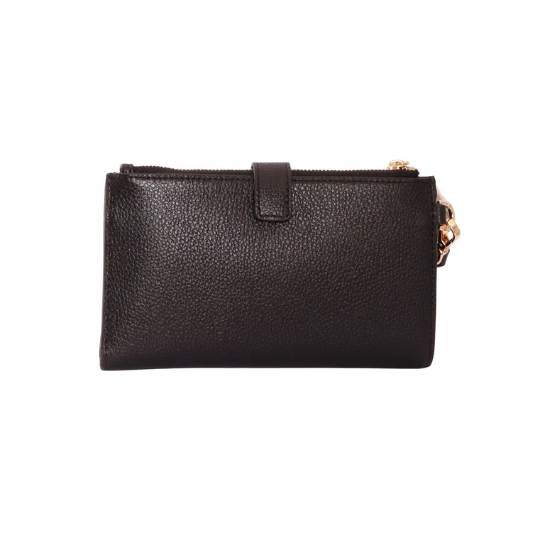 Michael Kors DBLZP WRISTLET Black Cow Leather Handbag - Women