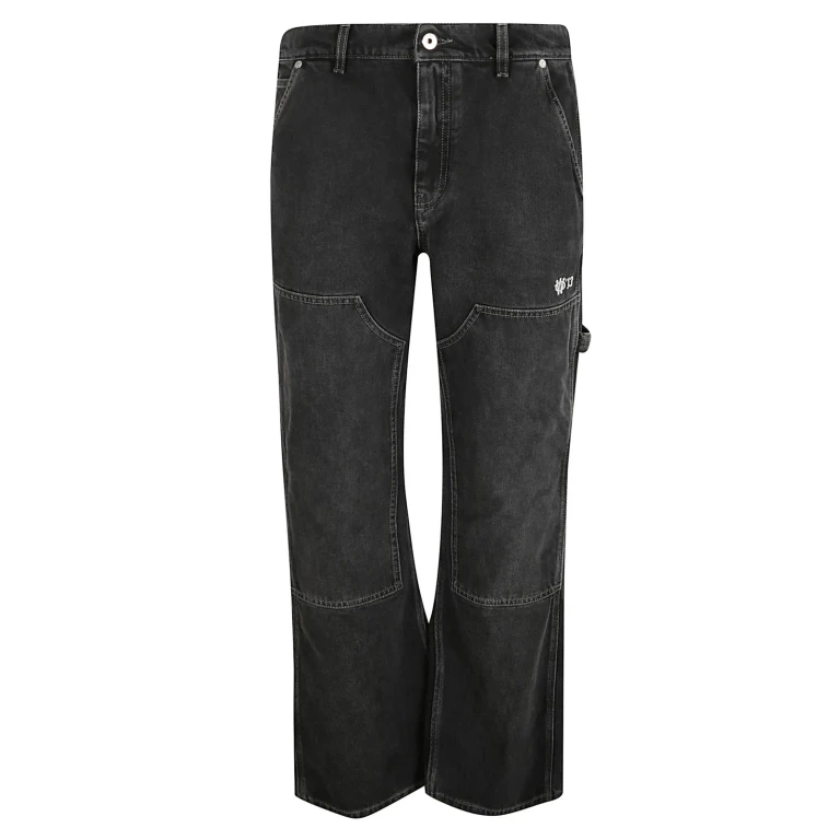 Off White Jean Évasé - Noir