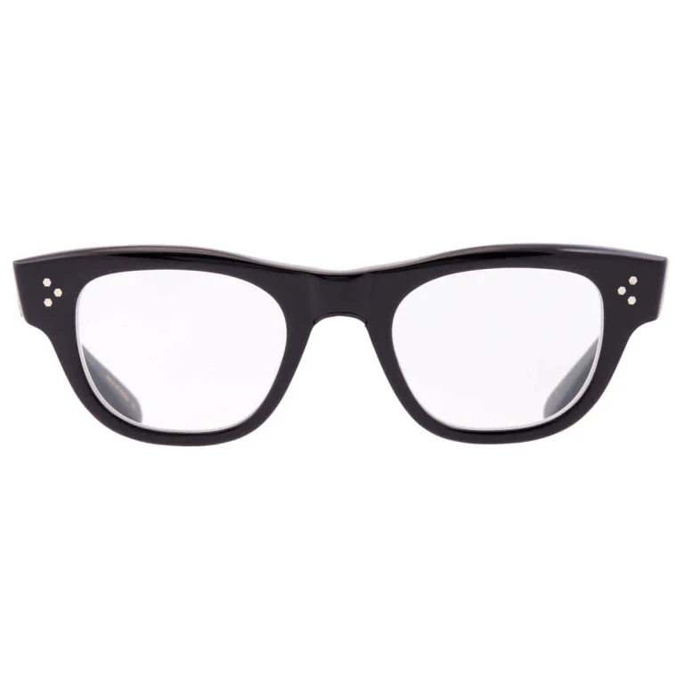 Mr. Leight WAIMEA C Demo Oval Unisex Eyeglasses ML1007 BKGLSS-SBK 46