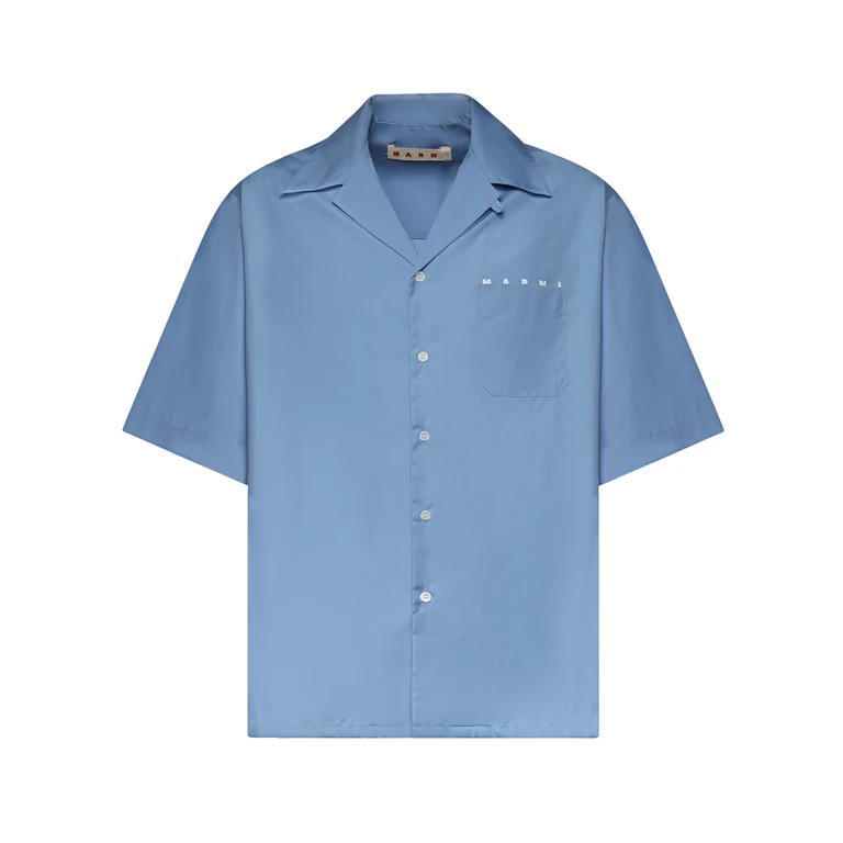 Marni Shirts Blue _co - Men