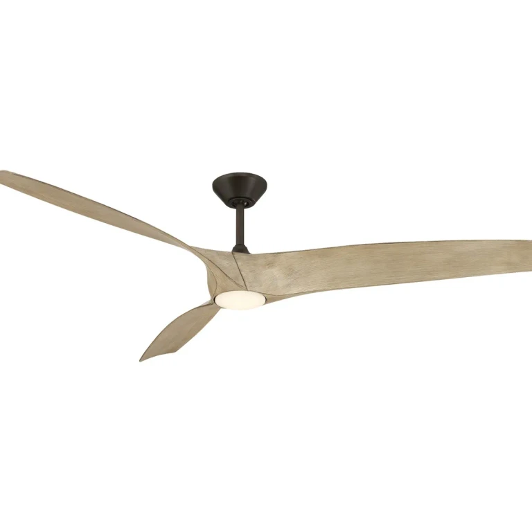 Bronze White Oak 72" Ceiling Fan from the Zephyr Collection