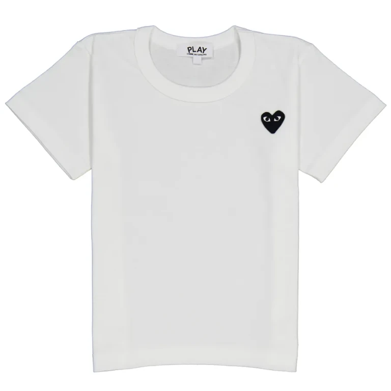 Comme Des Garcons Kids Embroidered Heart Short-sleeve T-shirt