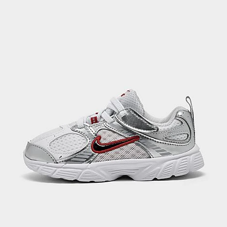 Nike Kids Toddler V5 RNR Stretch Lace Casual Shoes in White/Black/Gym Red Size: 4.0
