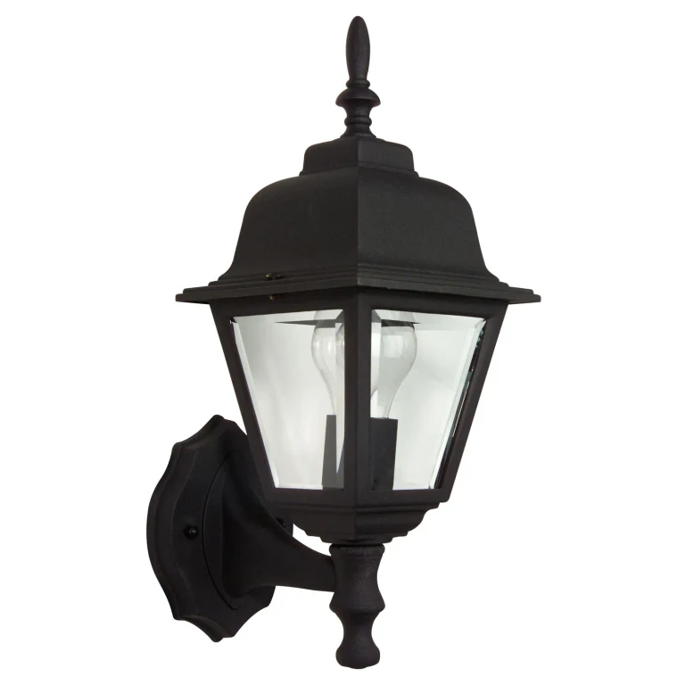 Textured Black One Light Wall Mount from the Coach Lights Cast Collection