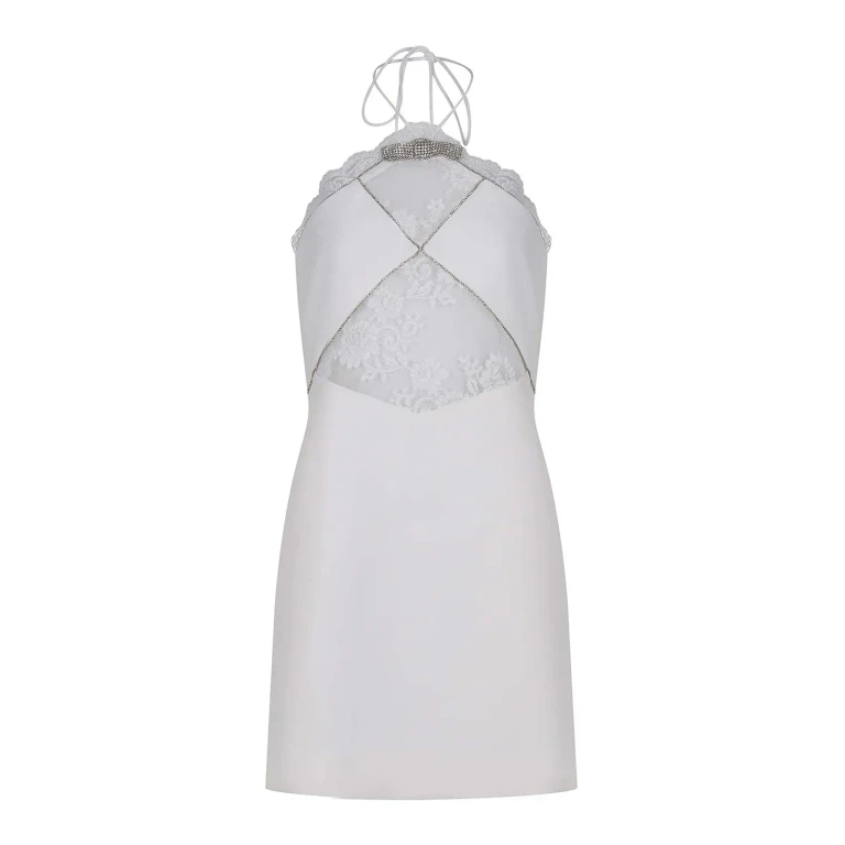 Self Portrait Robe Au Genou - Rouge