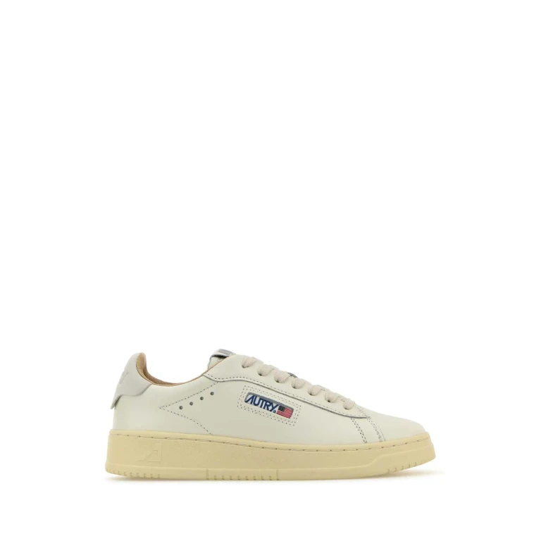 Dallas Low Bicolour Calfskin Leather Trainers with Padded Low-Top Ankle (ADLWMR01)