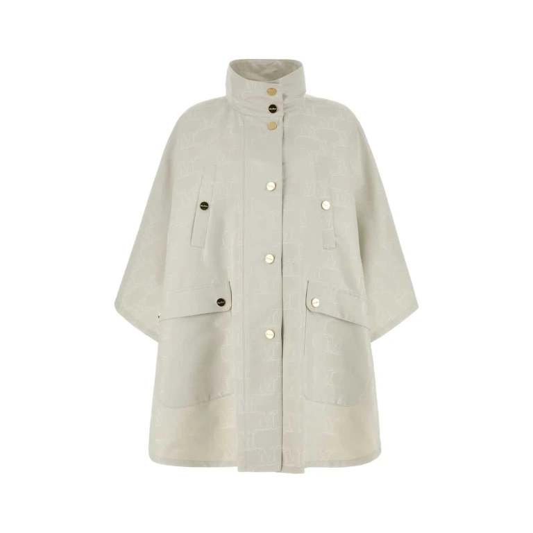 막스마라 초크 자카드 케이프