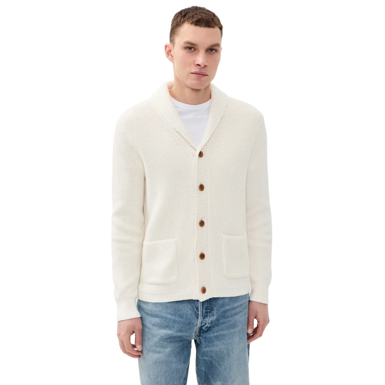Polo Ralph Lauren Original Label Chunky Shawl Cardigan Sweater Nevis S