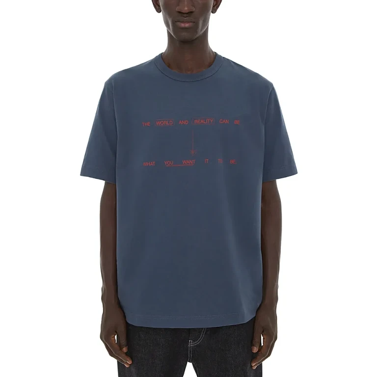 Helmut Lang Oversized Short Sleeve Graphic Tee