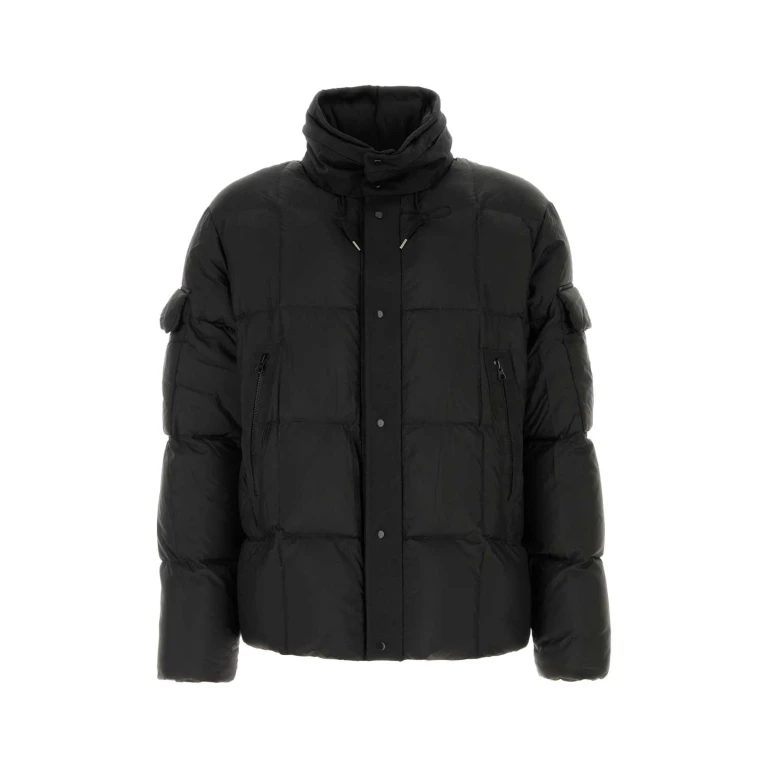 Ten C Black Nylon Shelter Combo Down Jacket