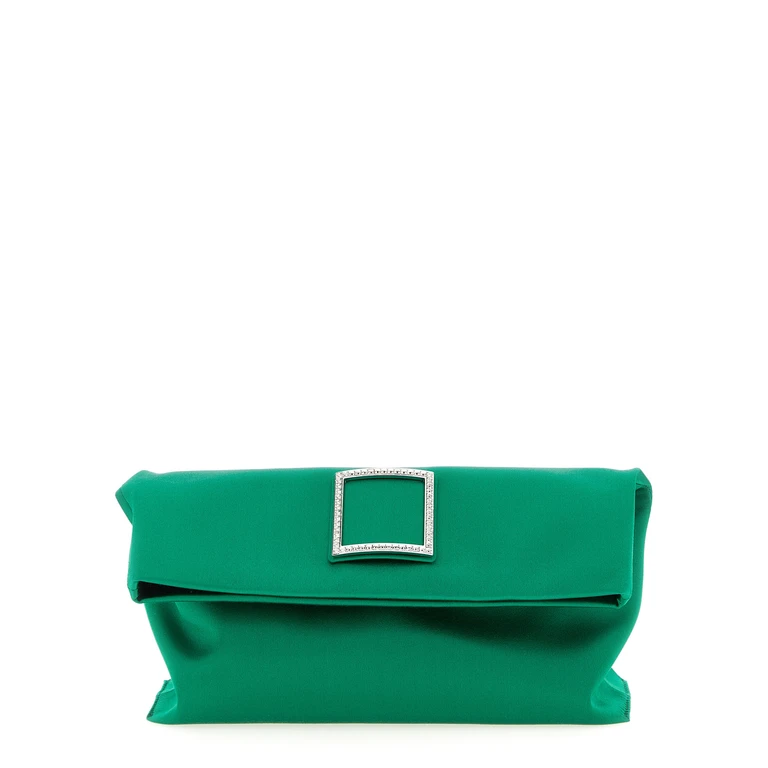 Roger Vivier Bicolor Viscose Clutch Bag - Women