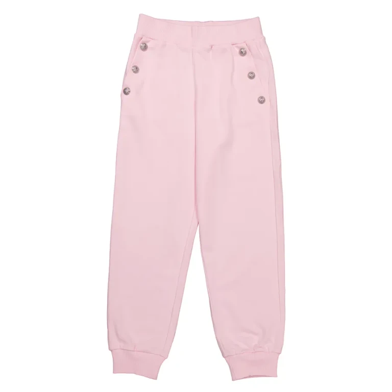 Balmain Kids Engraved-Buttons Trousers