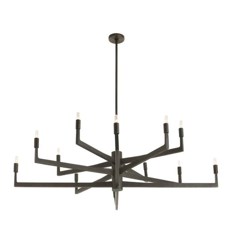English Bronze Chandelier from the Griff Collection