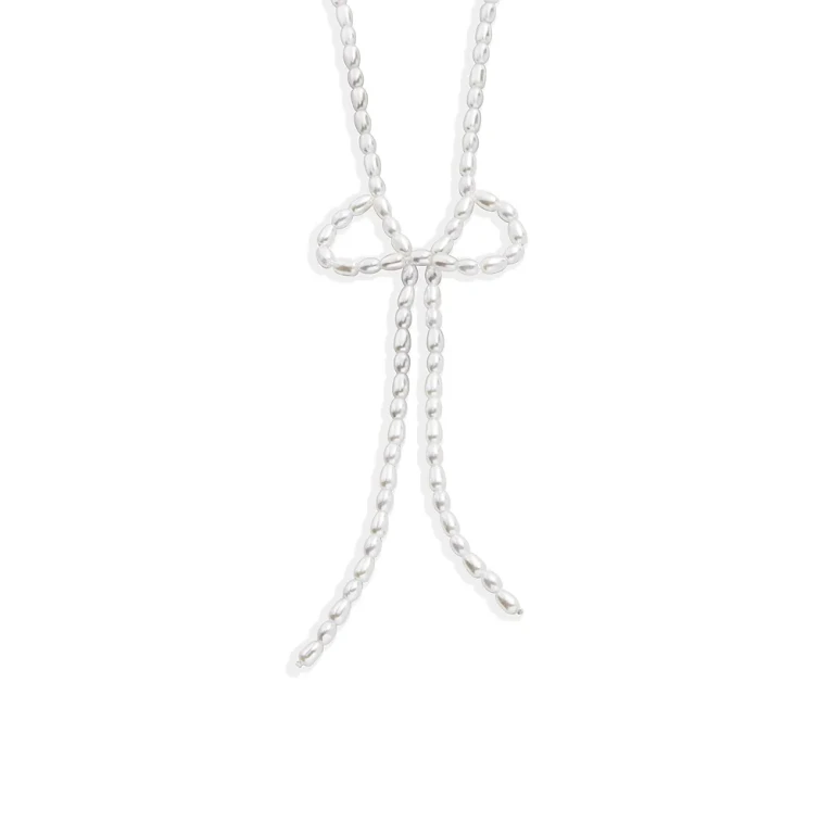 Baublebar Gigi Crystal Bow Lariat Necklace, 19-22