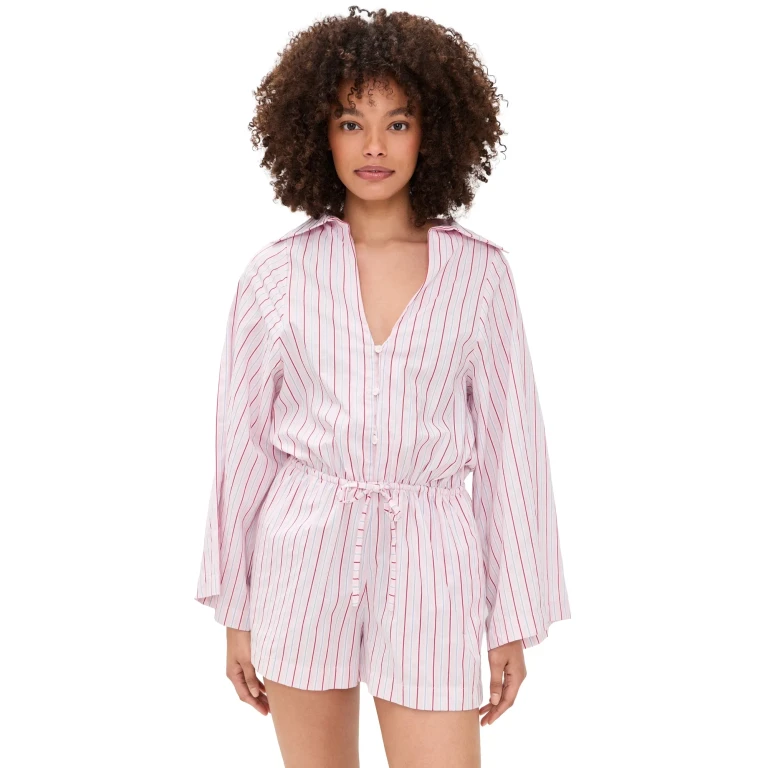 FAITHFULL Aksel Romper Fiori Stripe Palazzo 12
