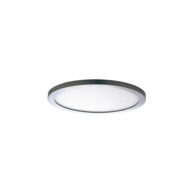 Satin Nickel LED Flush Mount from the Wafer Collection