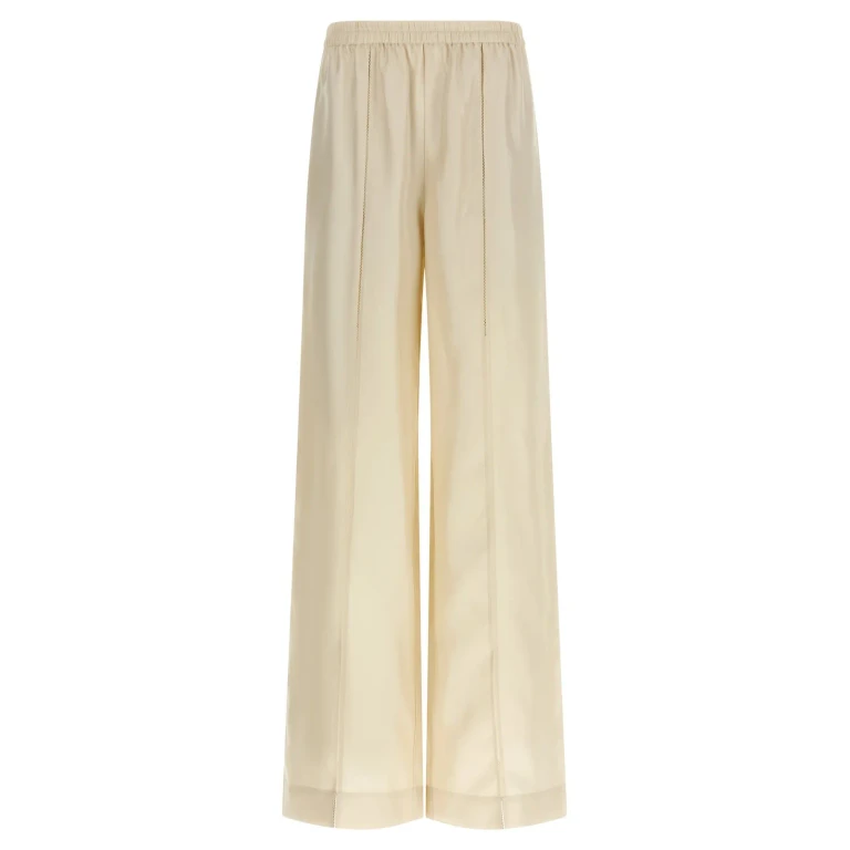 Loulou Studio Pantalons Décontractés - Beige