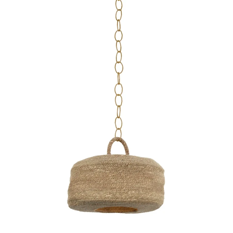 Patina Brass Pendant from the Ferrando Collection