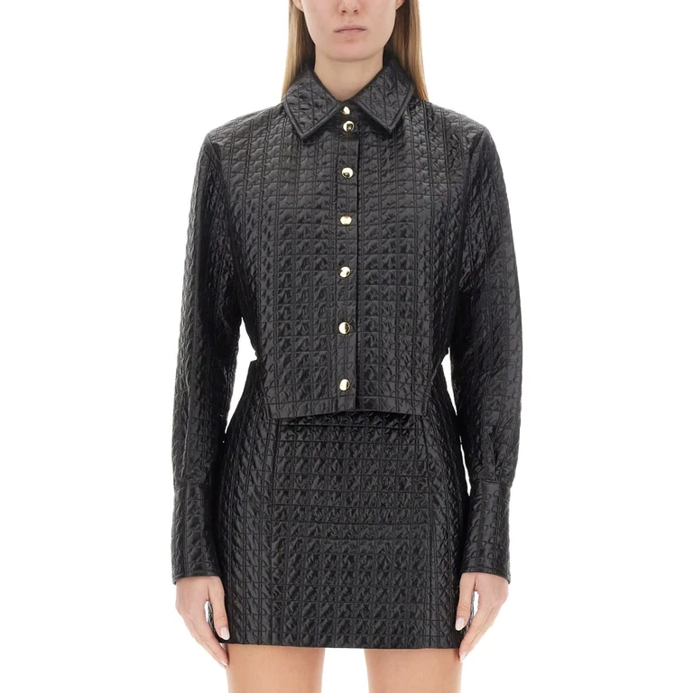 Patou Quilted Black Polyamide Jacket