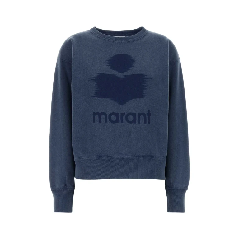 Marant Étoile Blue Cotton Blend Mobyli Sweatshirt