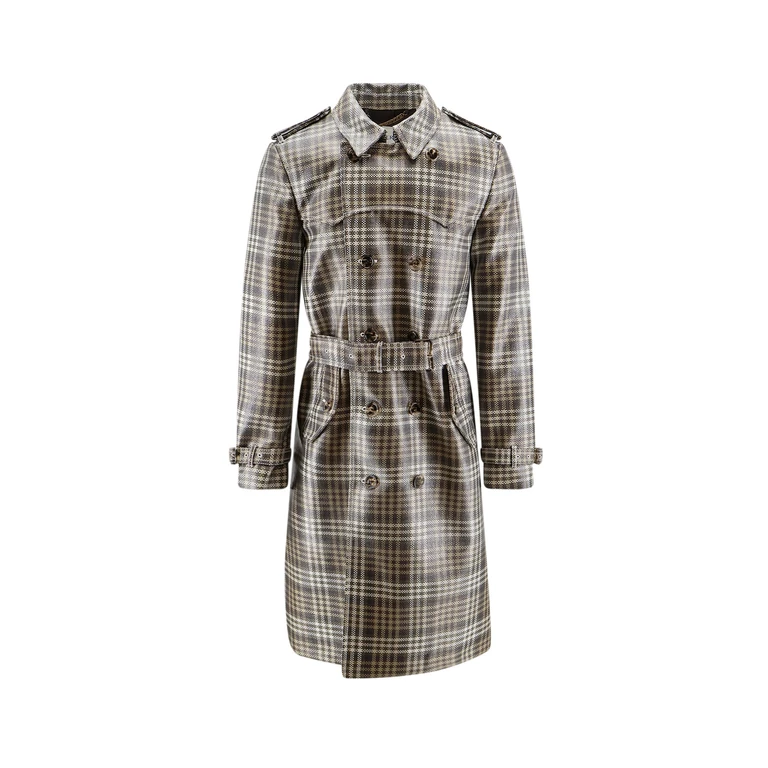 Burberry Coats Beige Polyester - Men