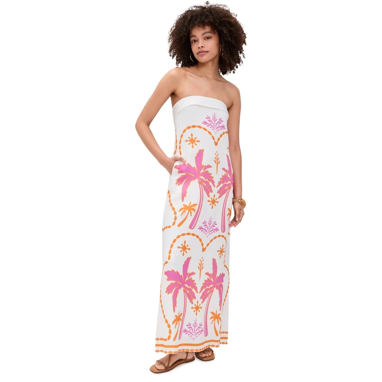 Seven Wonders Saphira Strapless Maxi Dress Cabanna Pink XL