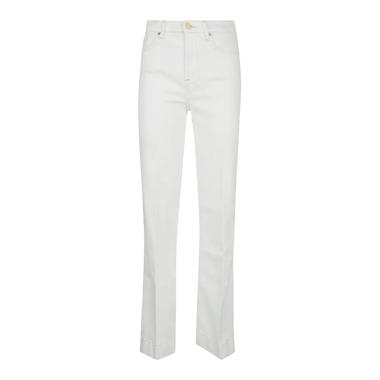 7 For All Mankind Jean Droit - Marron