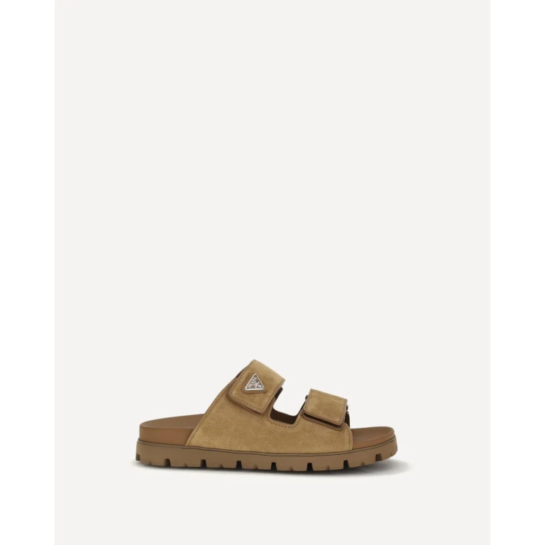 PRADA Suede Sandals Male 10
