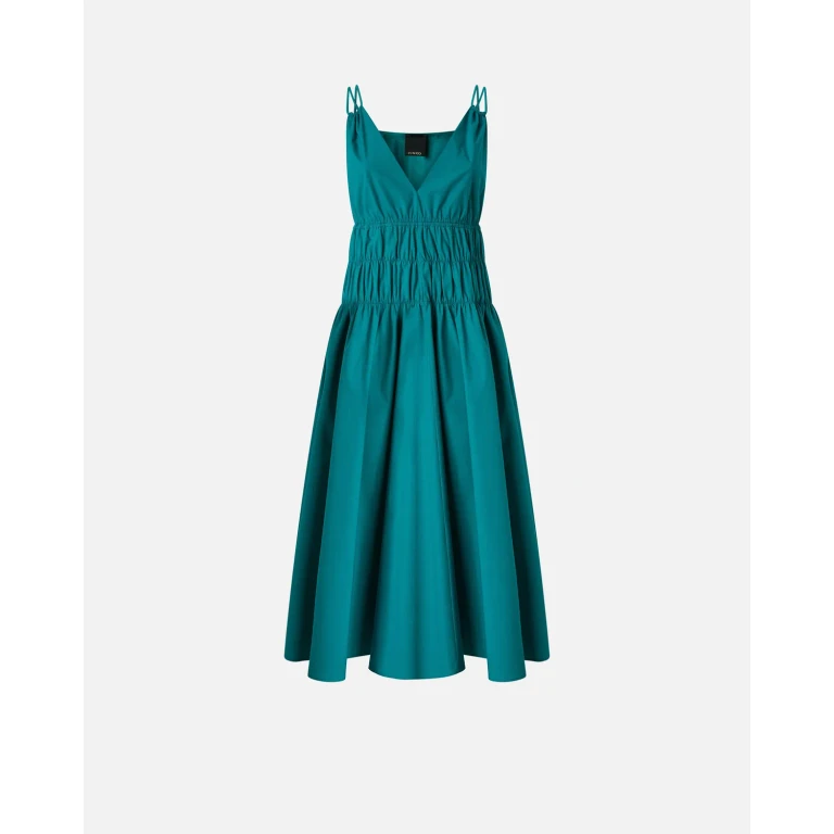 Pinko - Robe midi sans manches avec plis et fronces - 36
