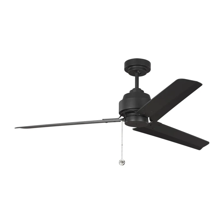 Midnight Black 54"Ceiling Fan from the Arcade Collection